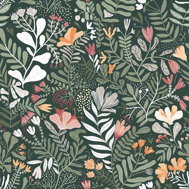 Brittsommar Floral Wallpaper
