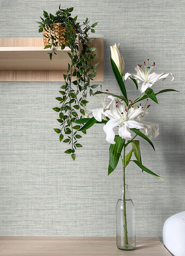 Exhale Linen Look Wallpaper