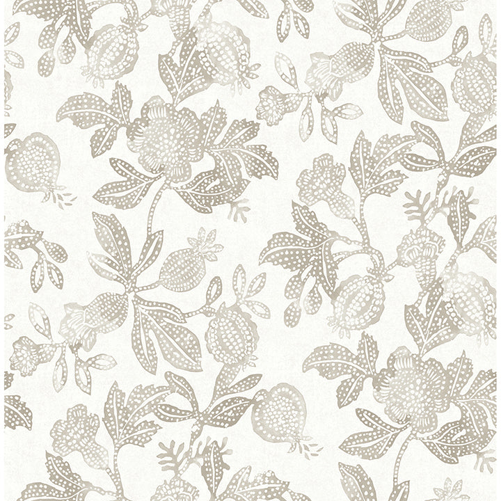 Beach Rose Floral Wallpaper