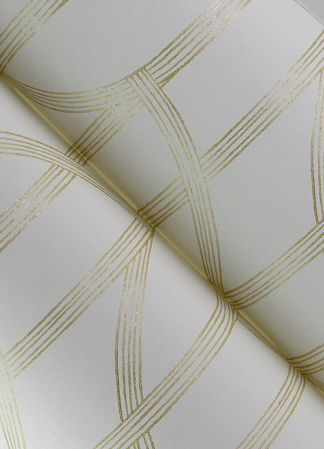 Salvo Curved Trellis Wallpaper