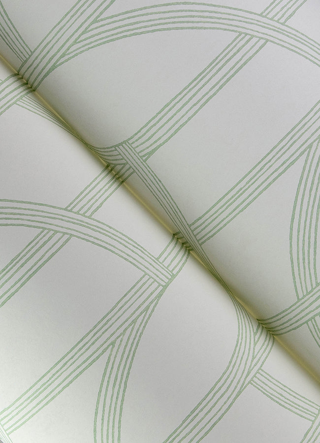Salvo Curved Trellis Wallpaper