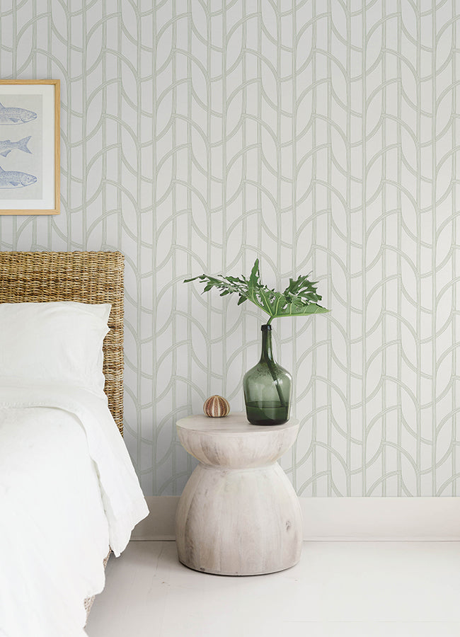 Salvo Curved Trellis Wallpaper