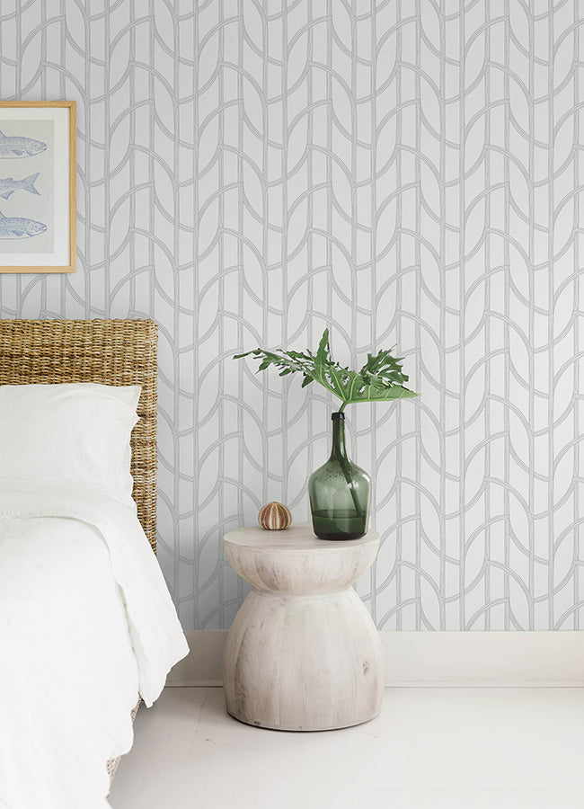 Salvo Curved Trellis Wallpaper