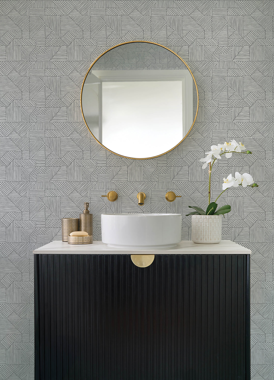 Crescendo Block Printed Wallpaper