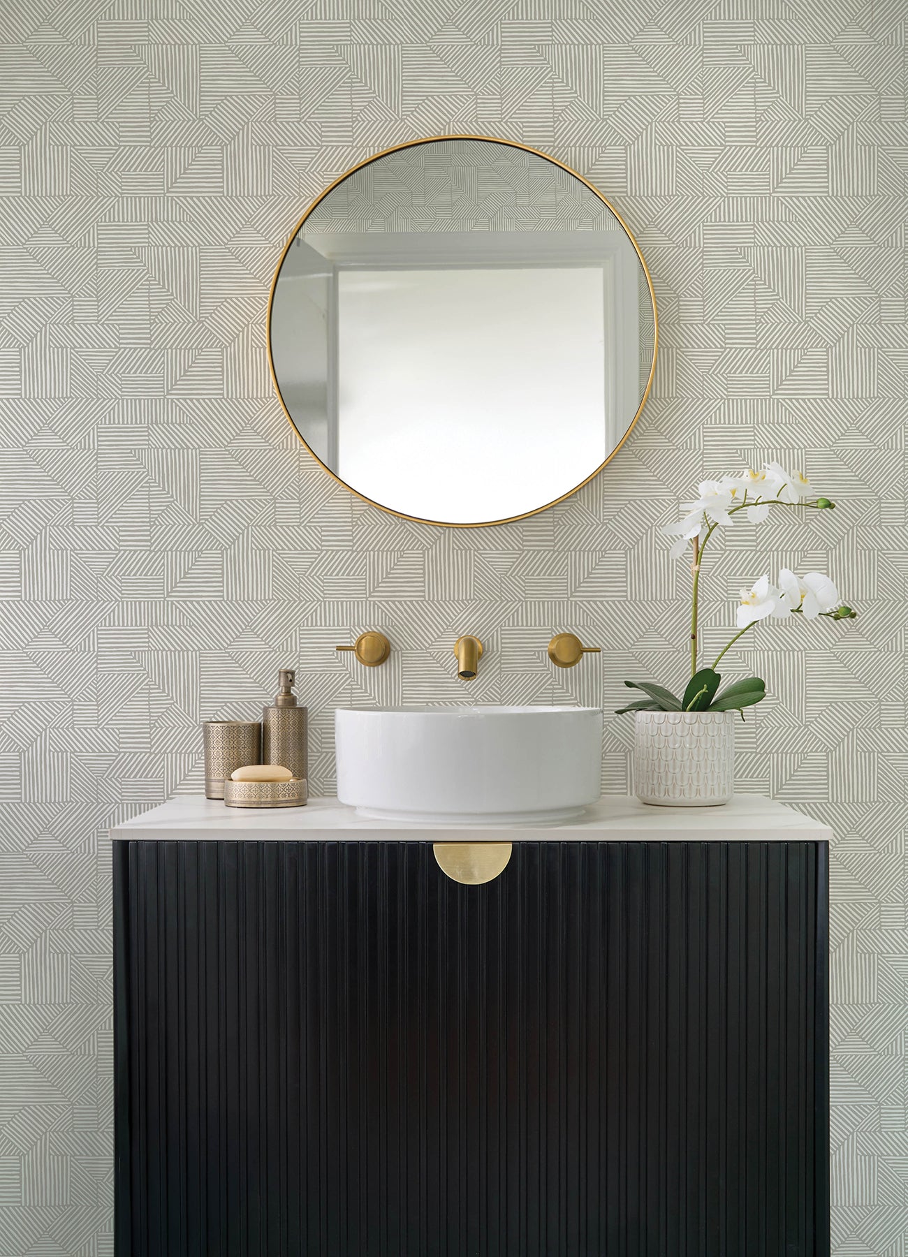 Crescendo Block Printed Wallpaper