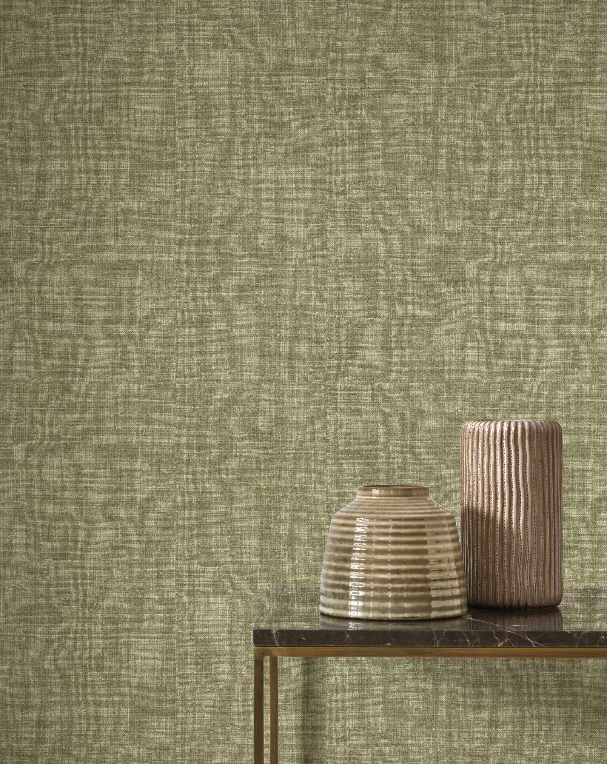 Flax Linen Wallpaper