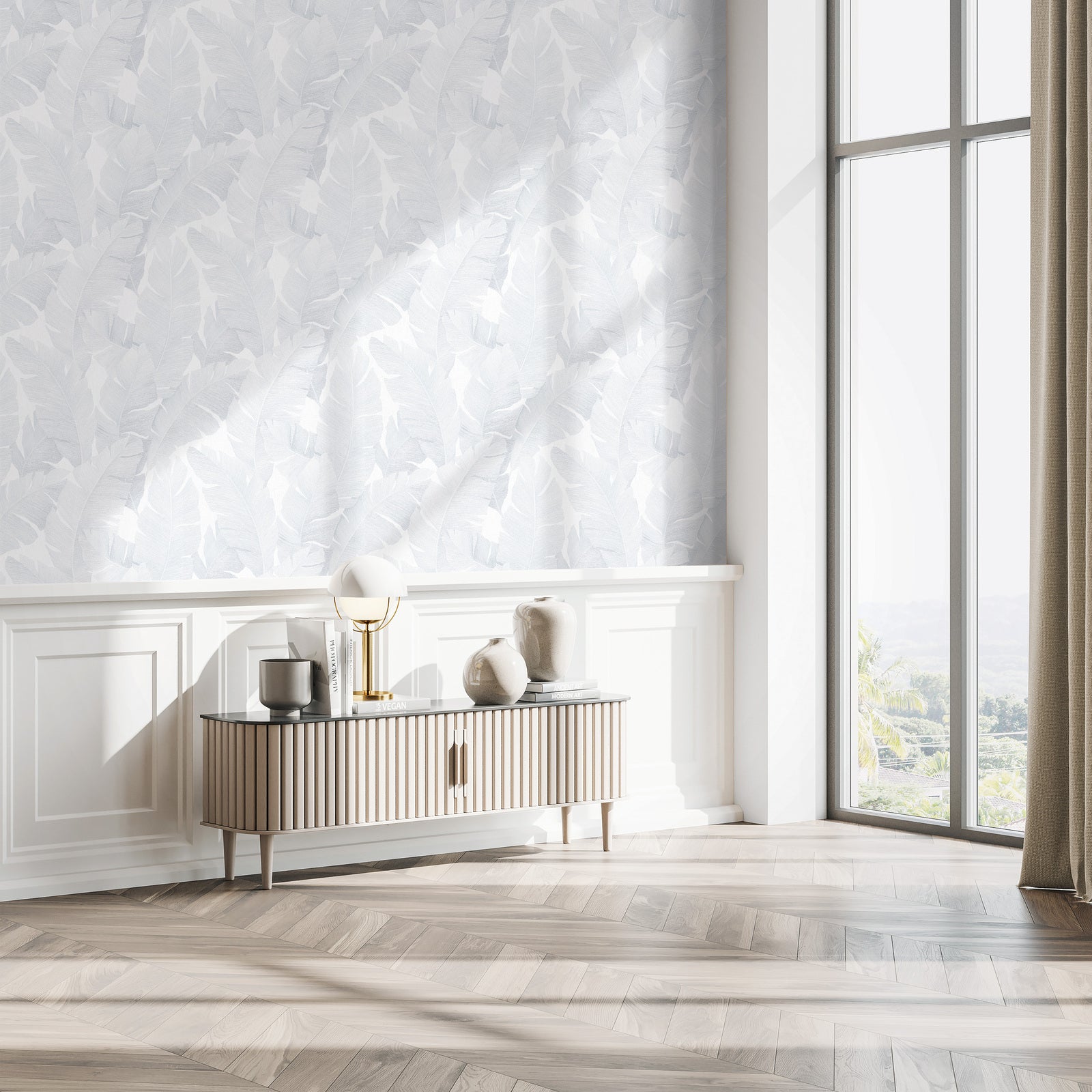 Banana Leaf Canopy Wallpaper