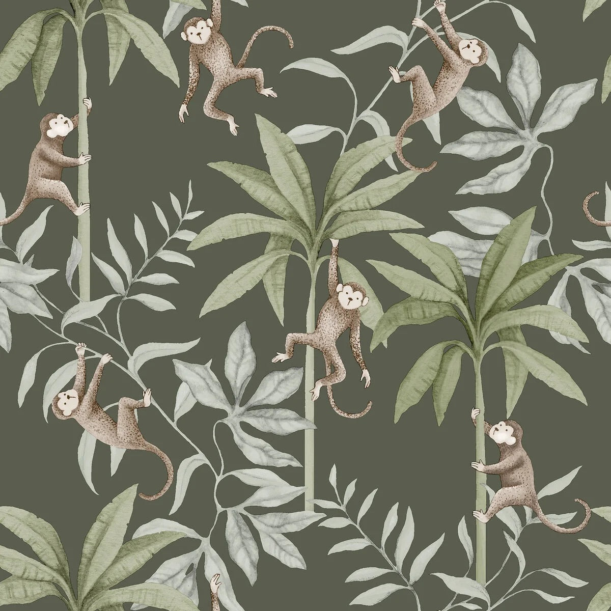 Jungle Friends Wallpaper