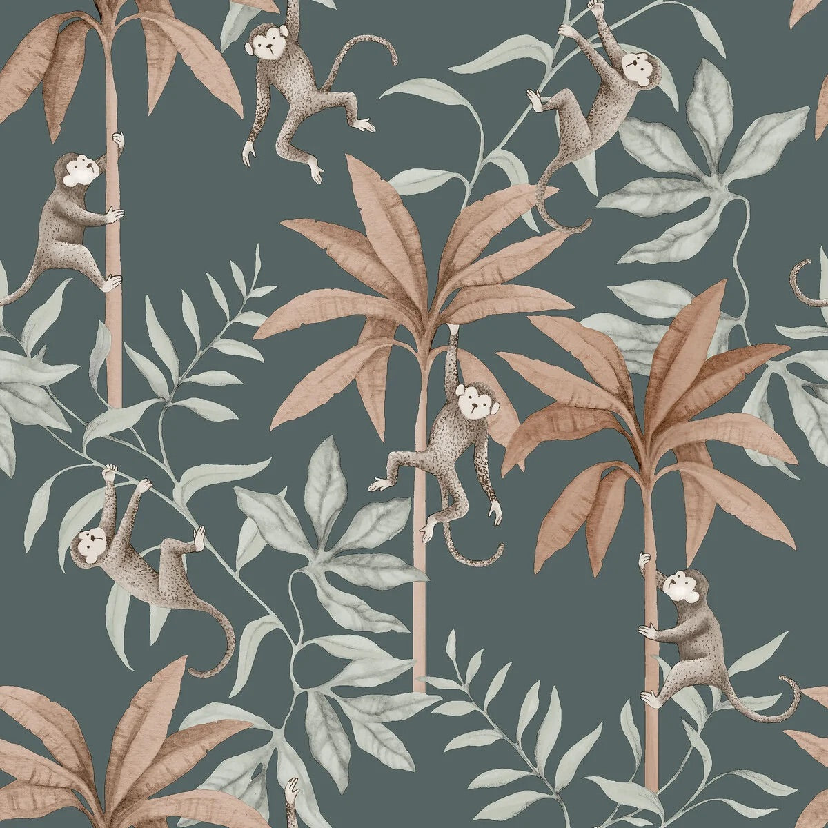 Jungle Friends Wallpaper