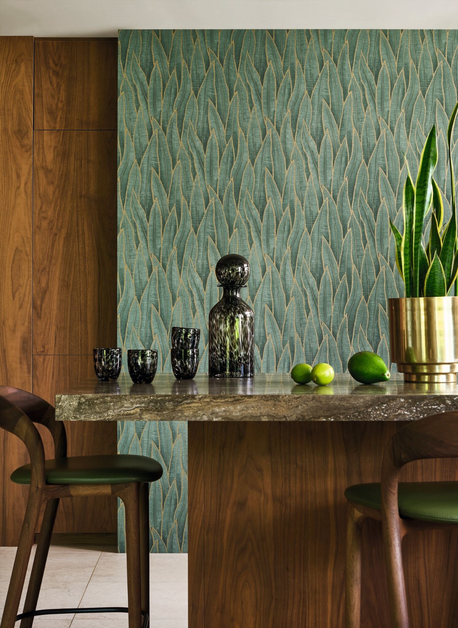 Succulent Leaves Wallpaper