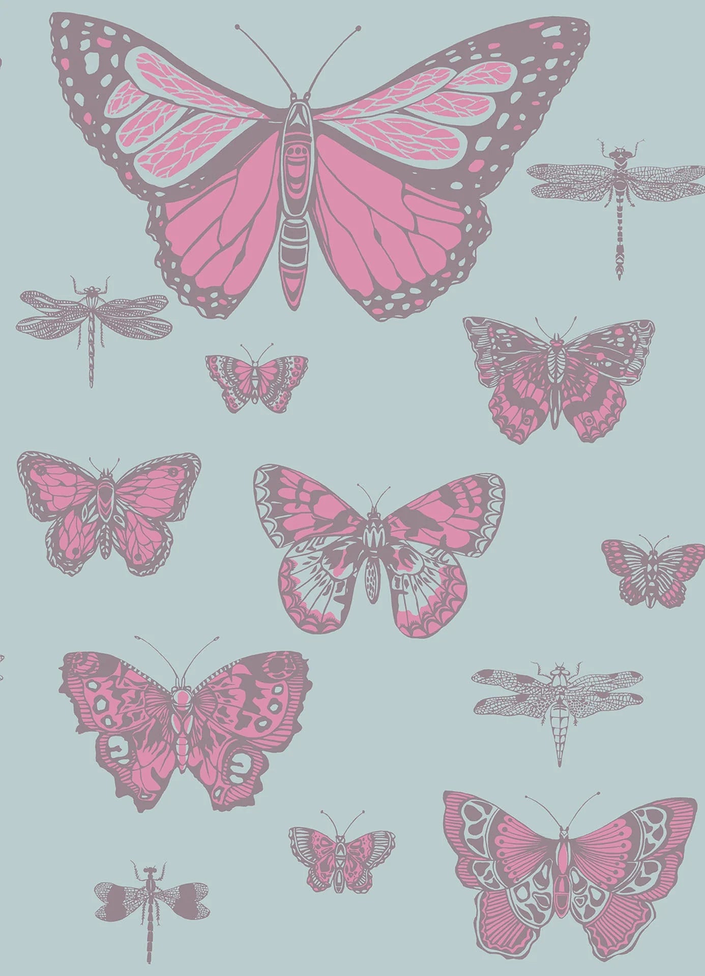 Butterflies & Dragonflies Wallpaper