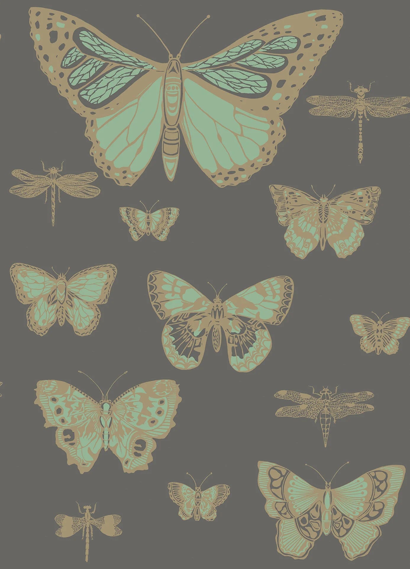 Butterflies & Dragonflies Wallpaper