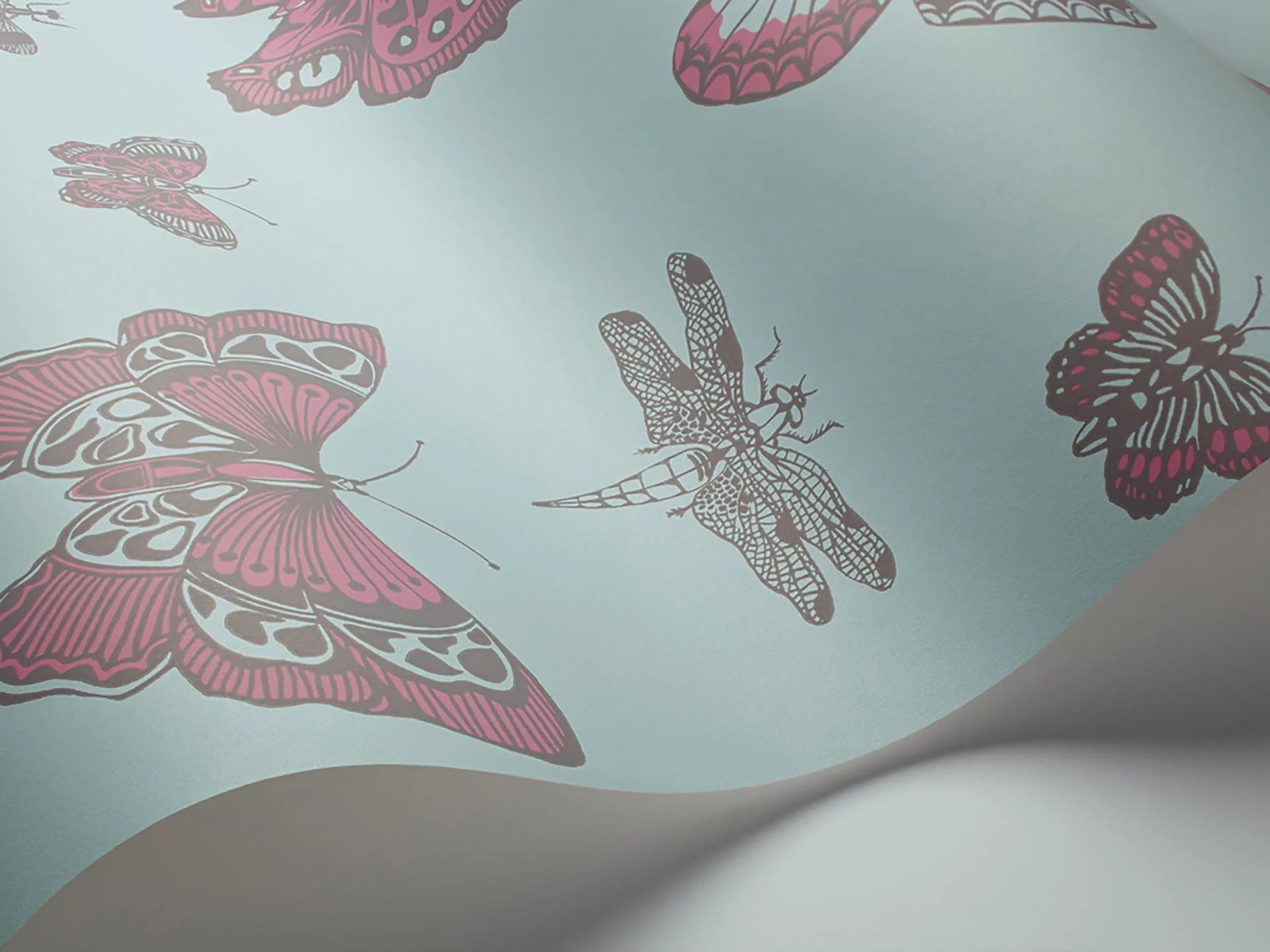 Butterflies & Dragonflies Wallpaper