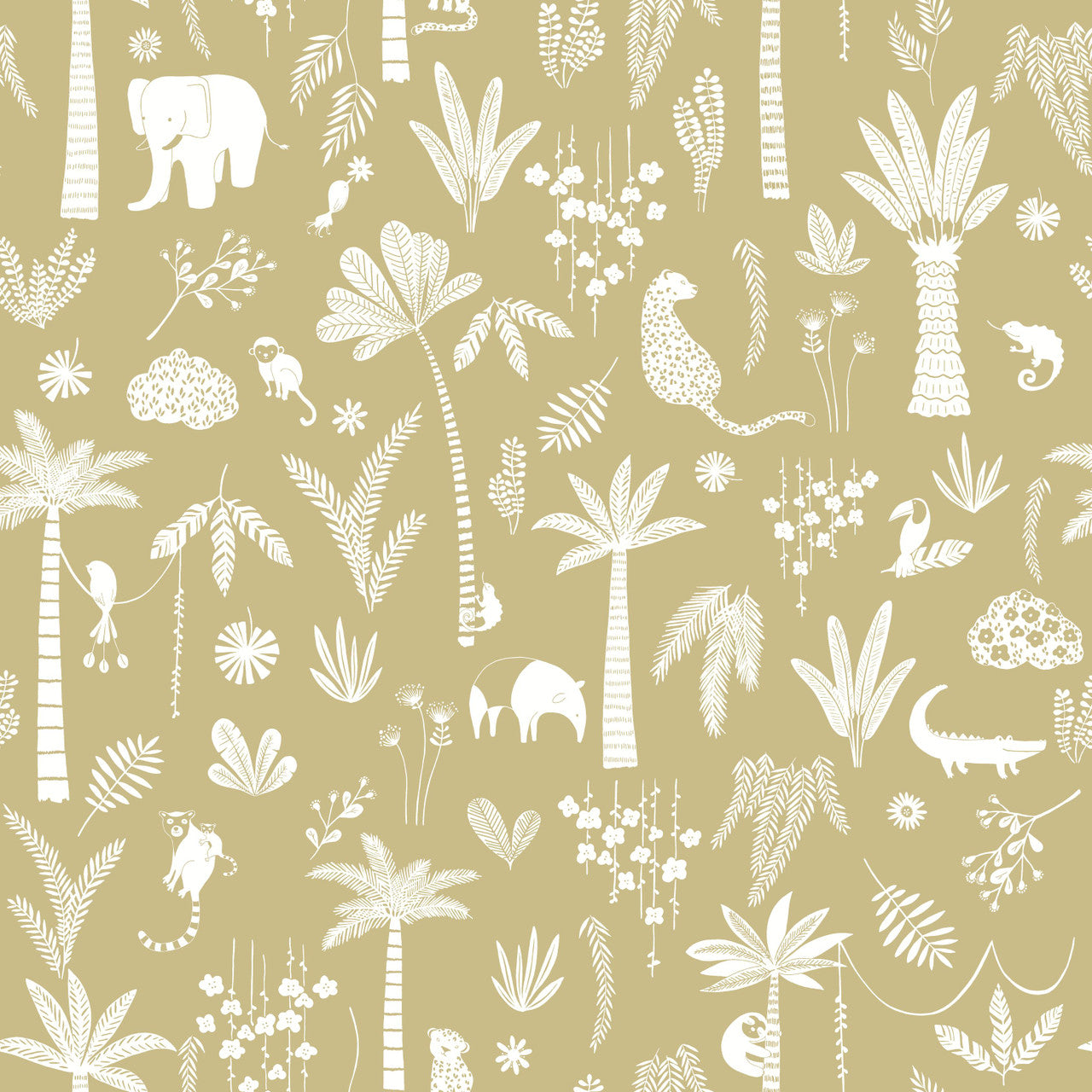 Poetic Jungle Wallpaper