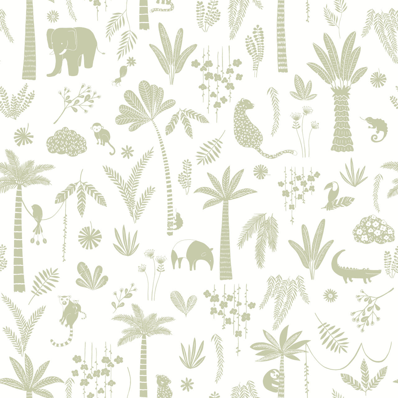 Poetic Jungle Wallpaper