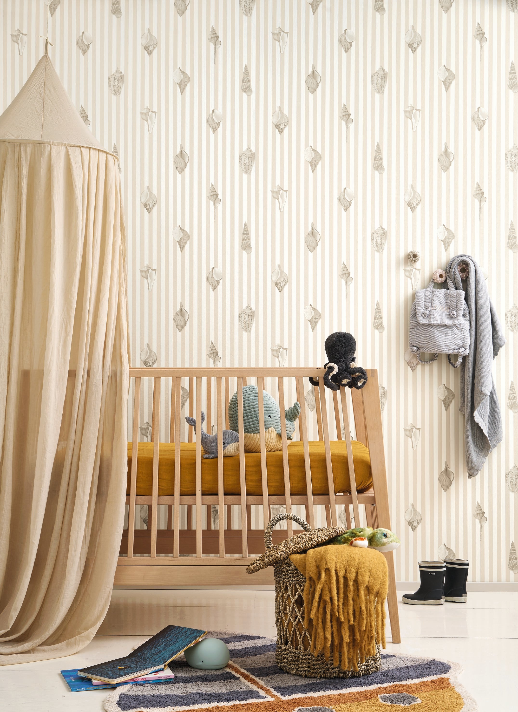 Noirmoutier Shell Wallpaper