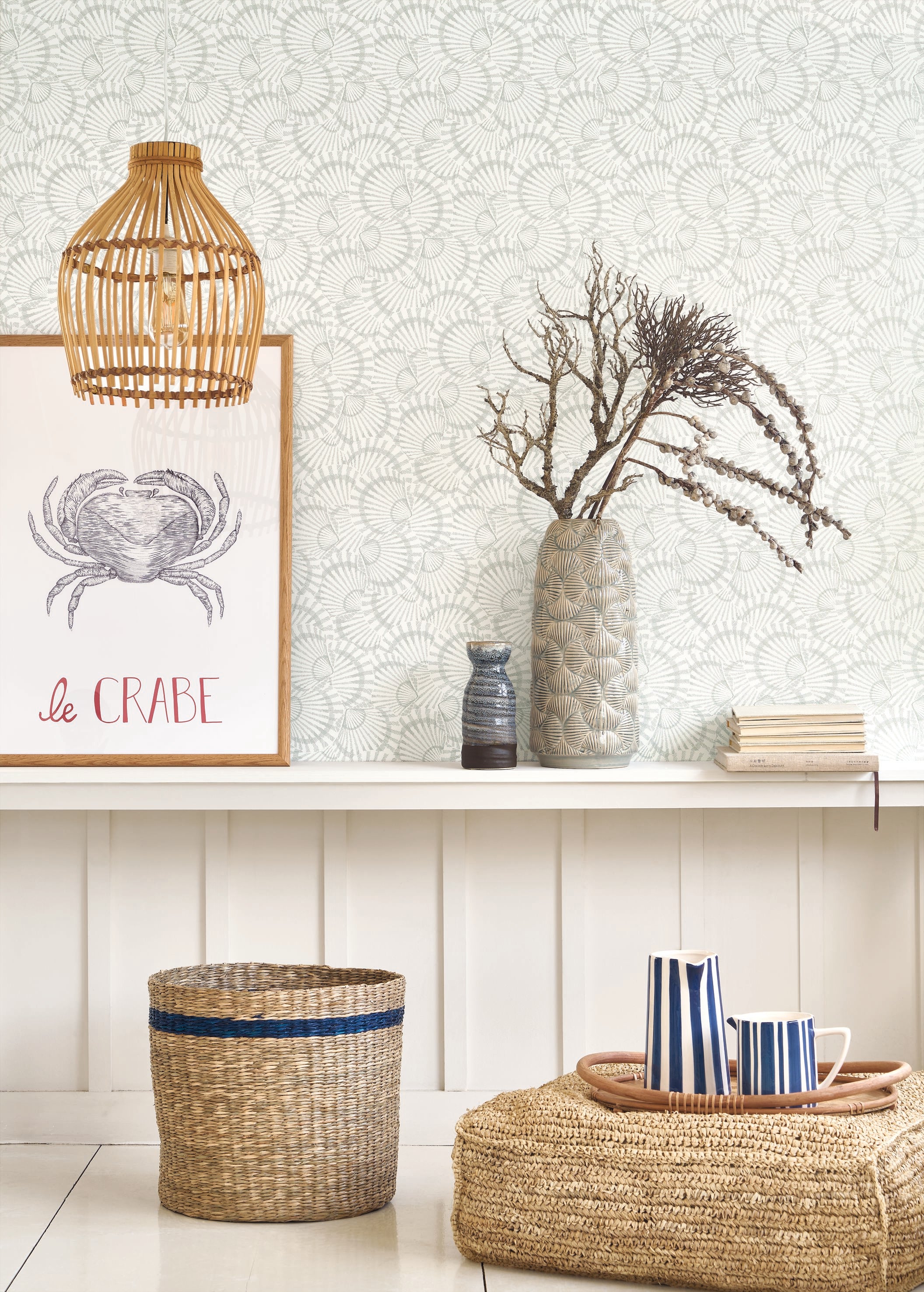 Saint Malo Shell Wallpaper