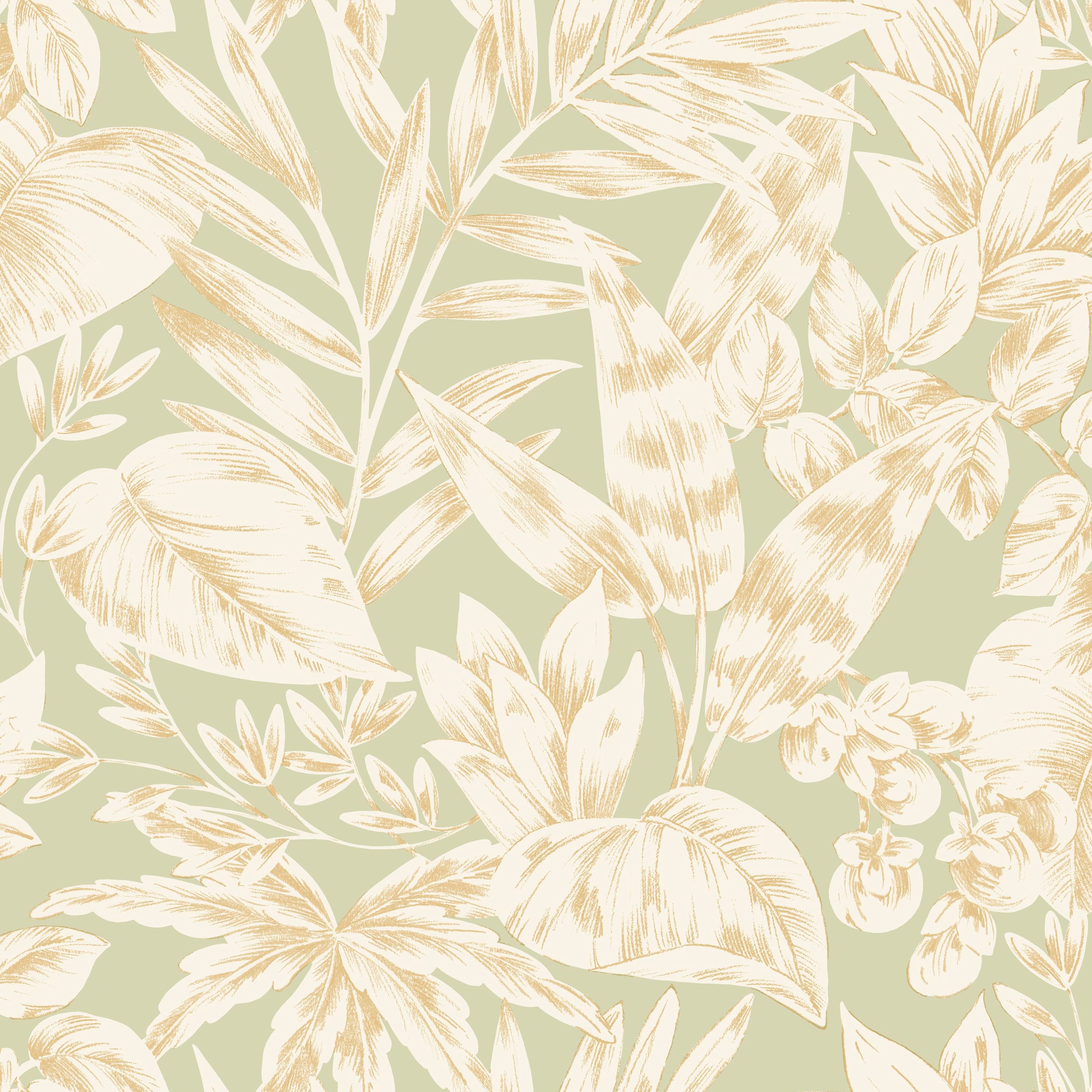 Kalea Leaf Wallpaper