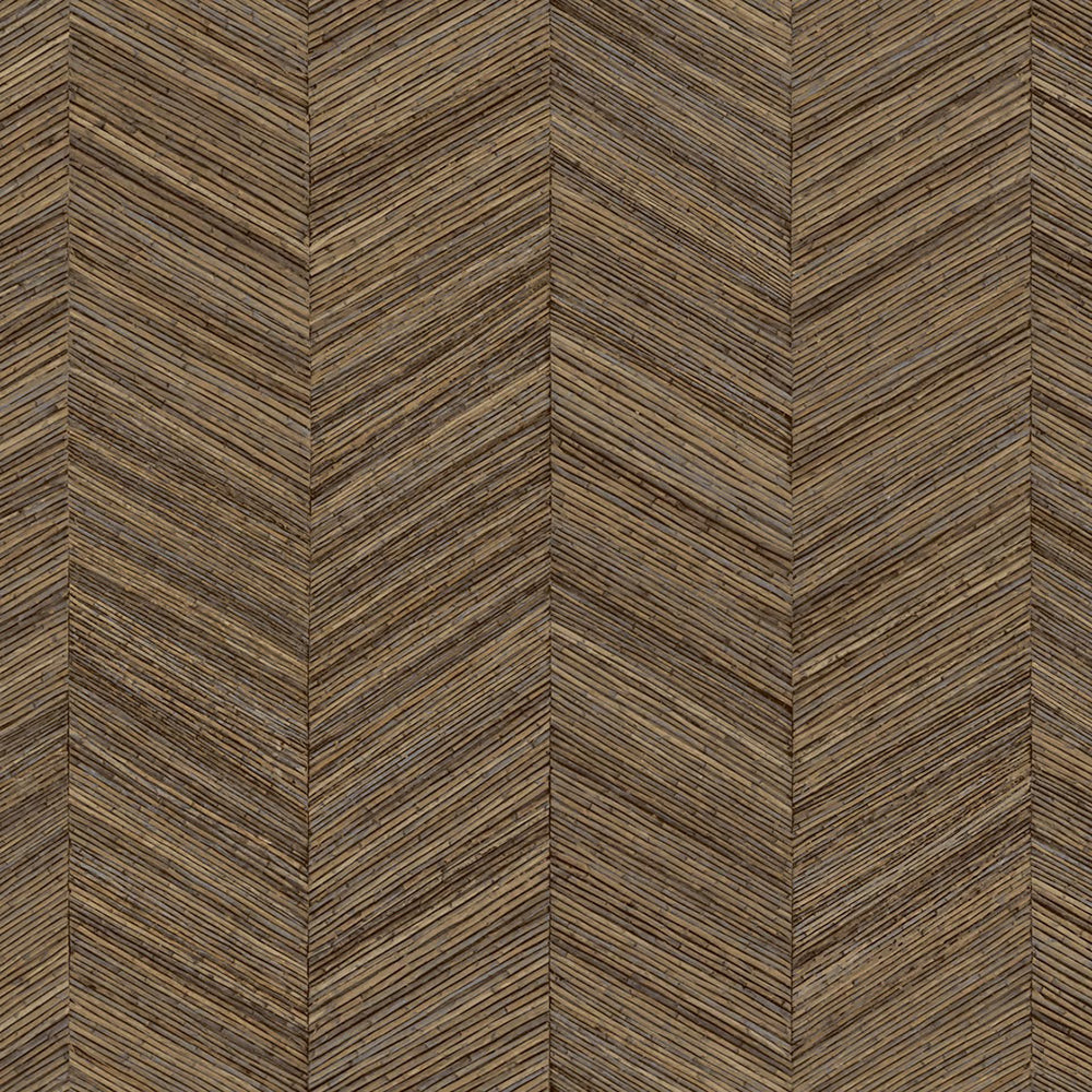Ocotea Herringbone Wallpaper
