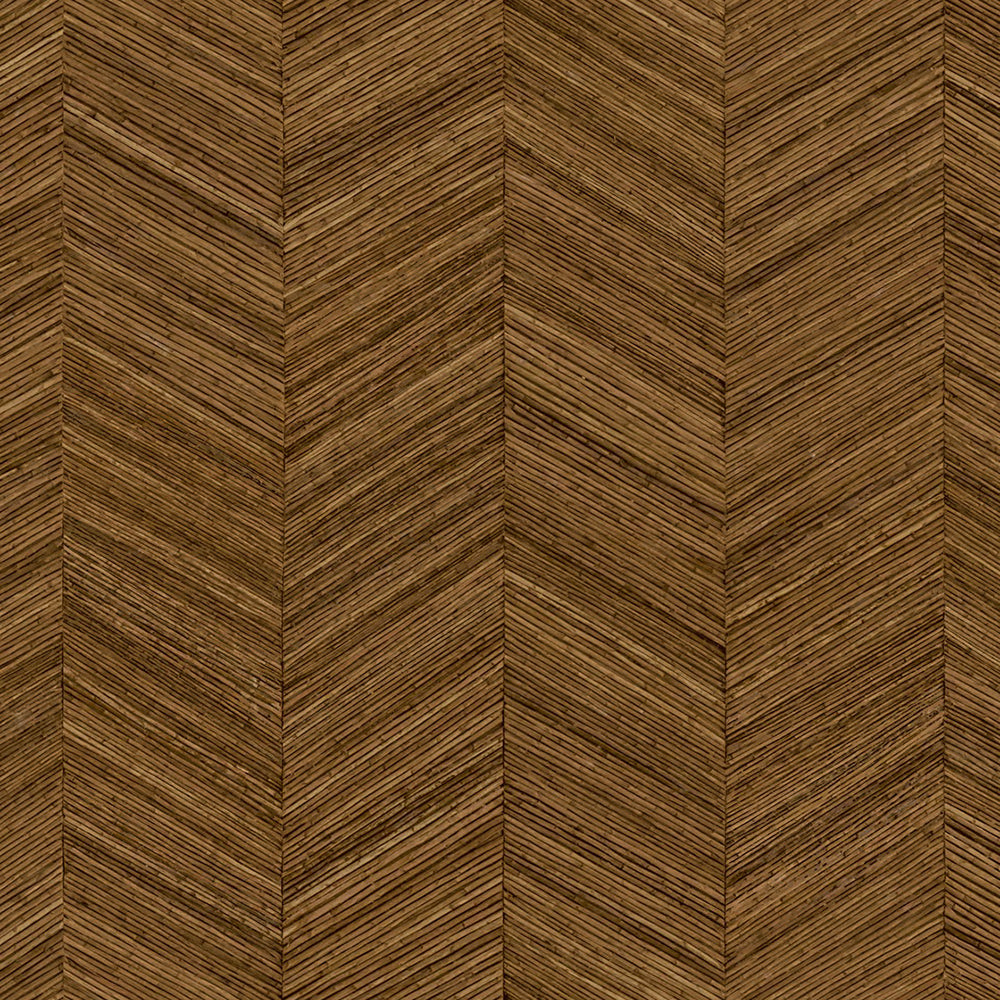 Ocotea Herringbone Wallpaper