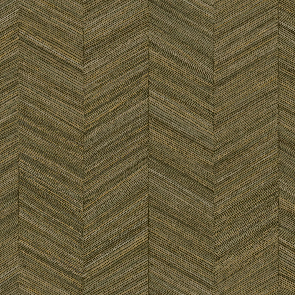 Ocotea Herringbone Wallpaper