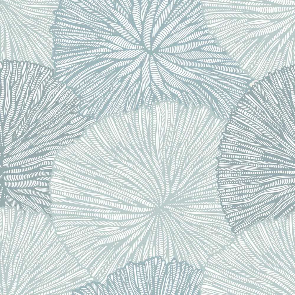 Coral Medal Weave Wallpaper
