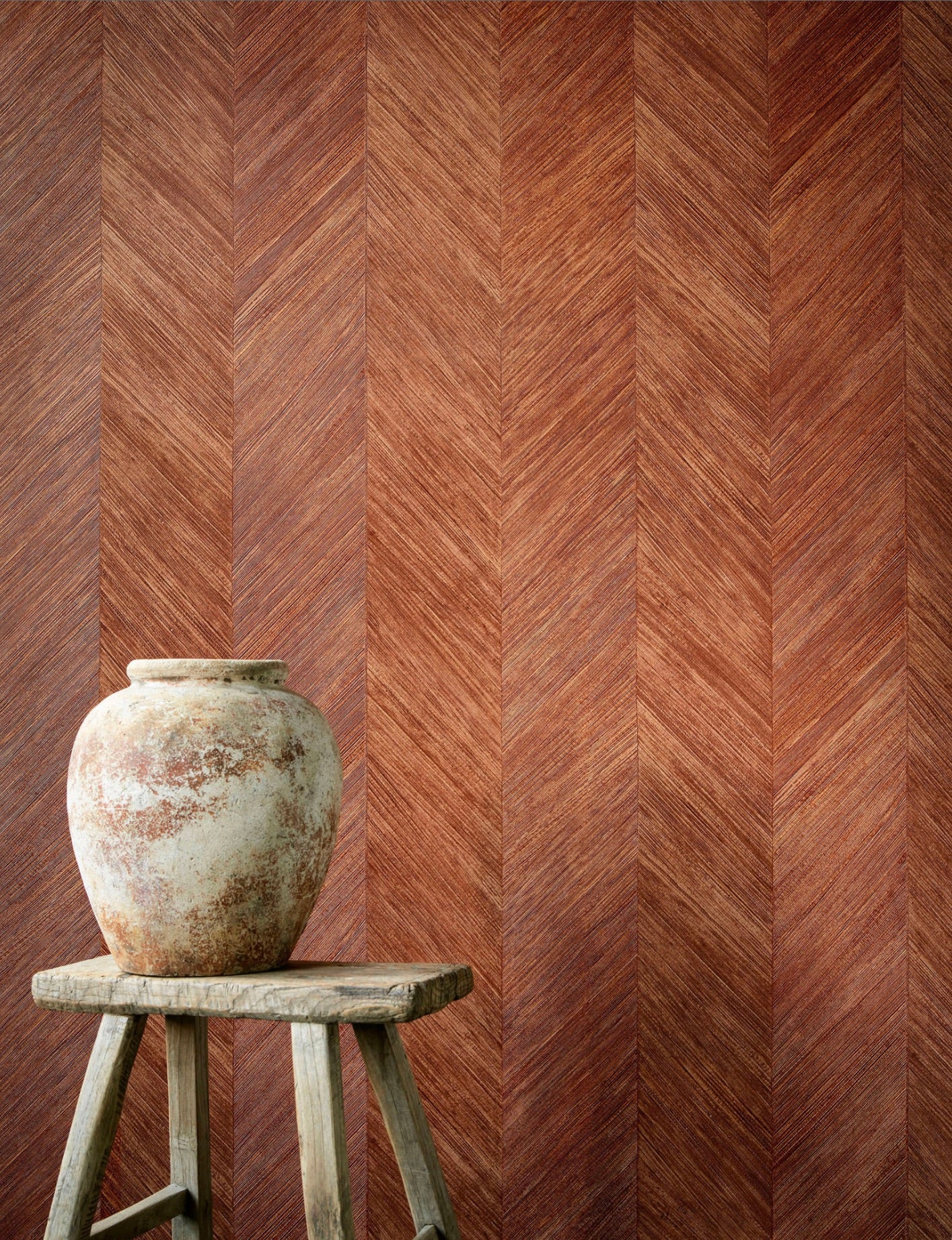 Corteza Herringbone Wallpaper