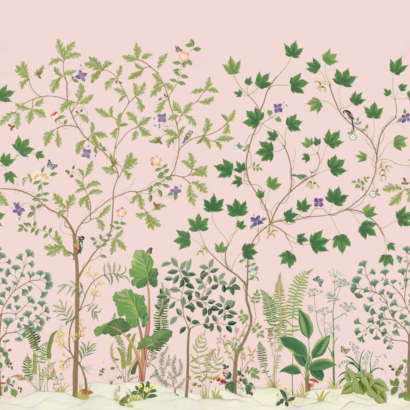 Sycamore and Oak Mural
