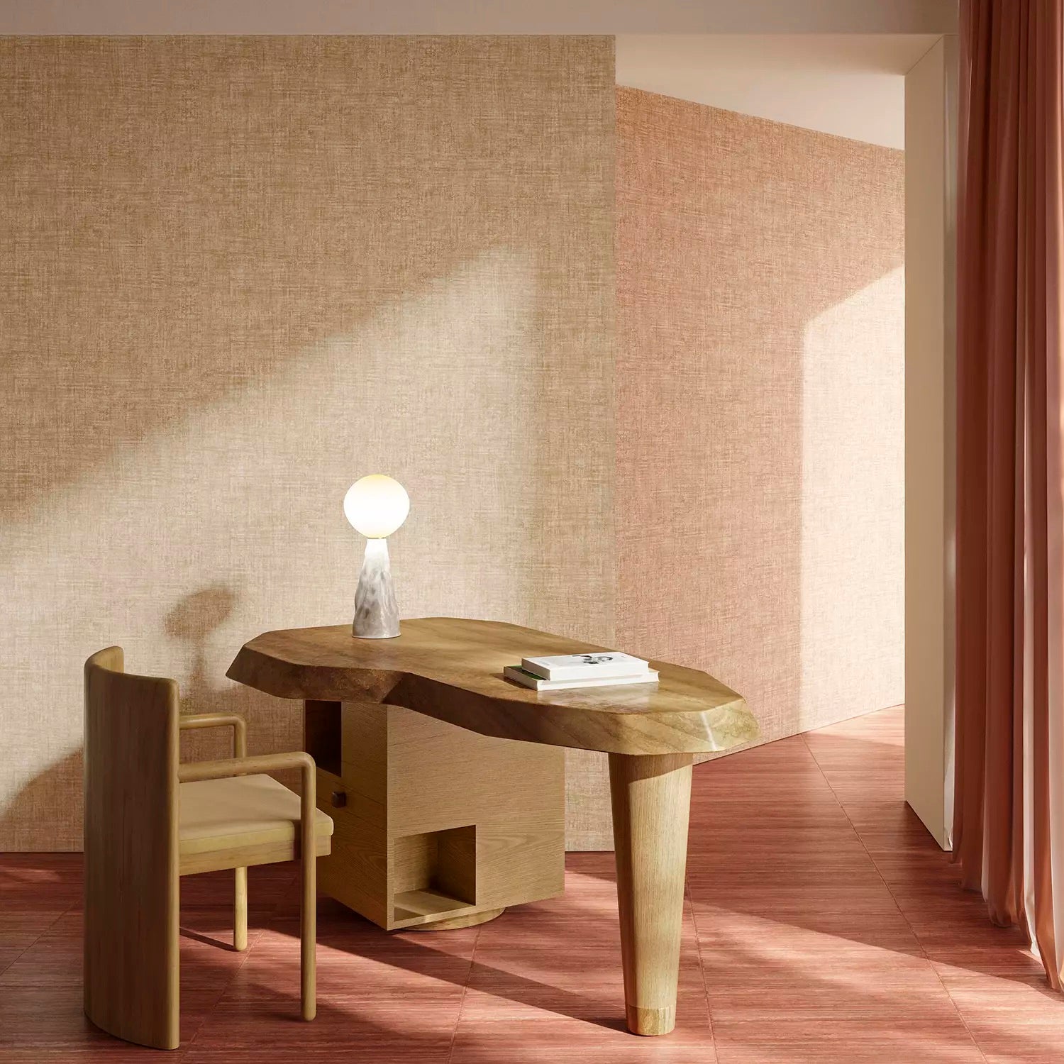 Brushed Suede Wallpaper