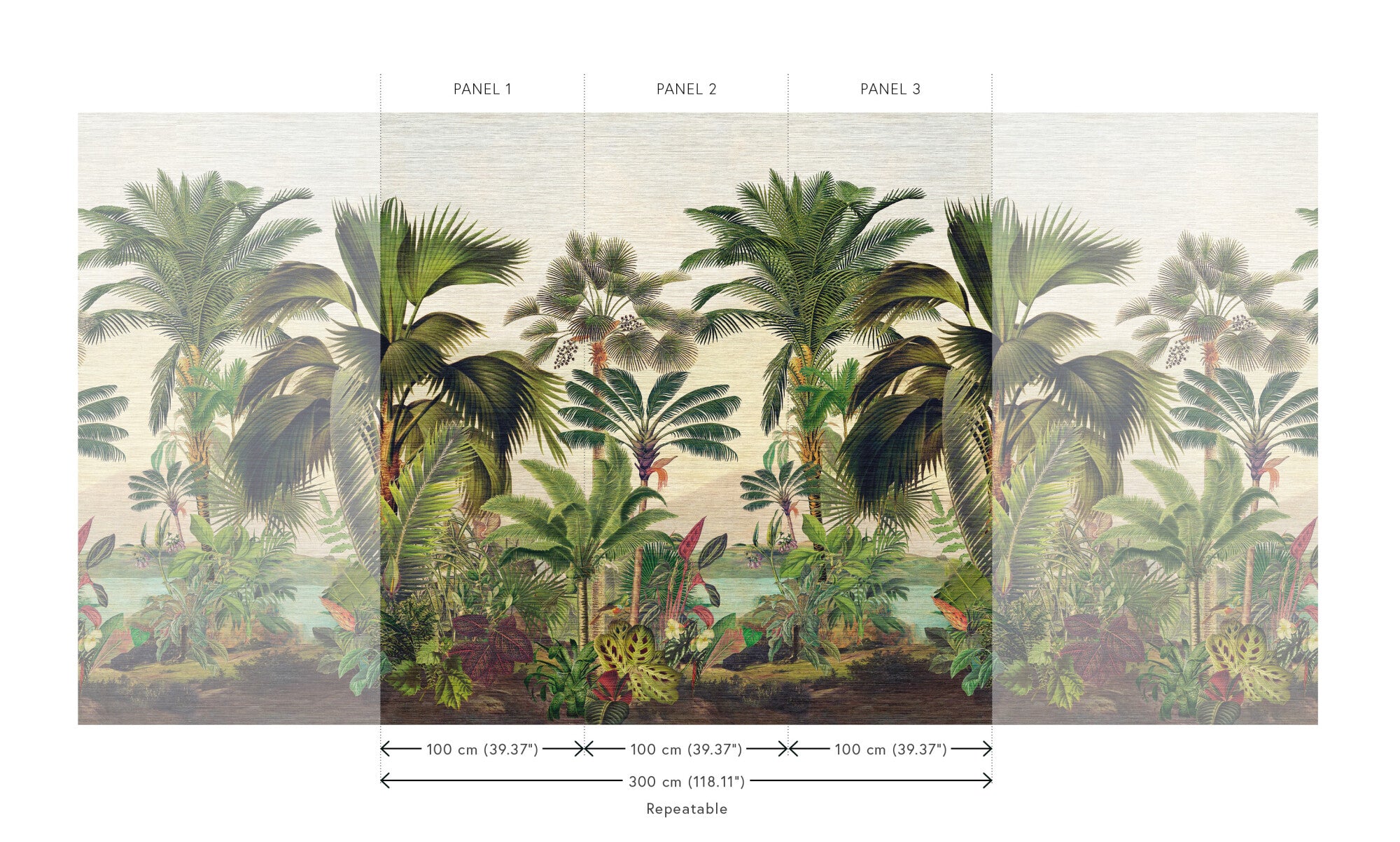 Reverie Tropicale Mural
