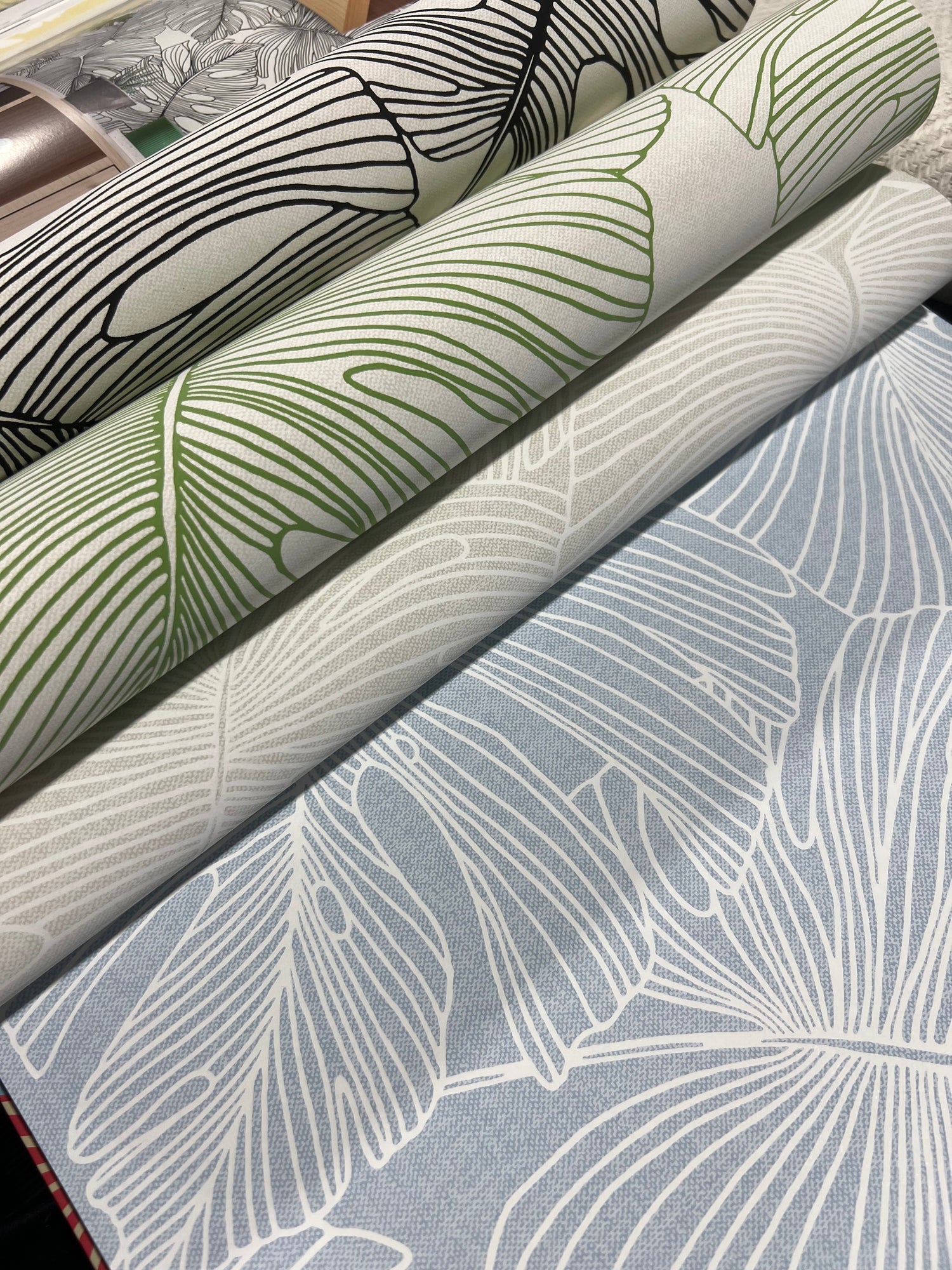 Tarra Monstera Leaf Wallpaper