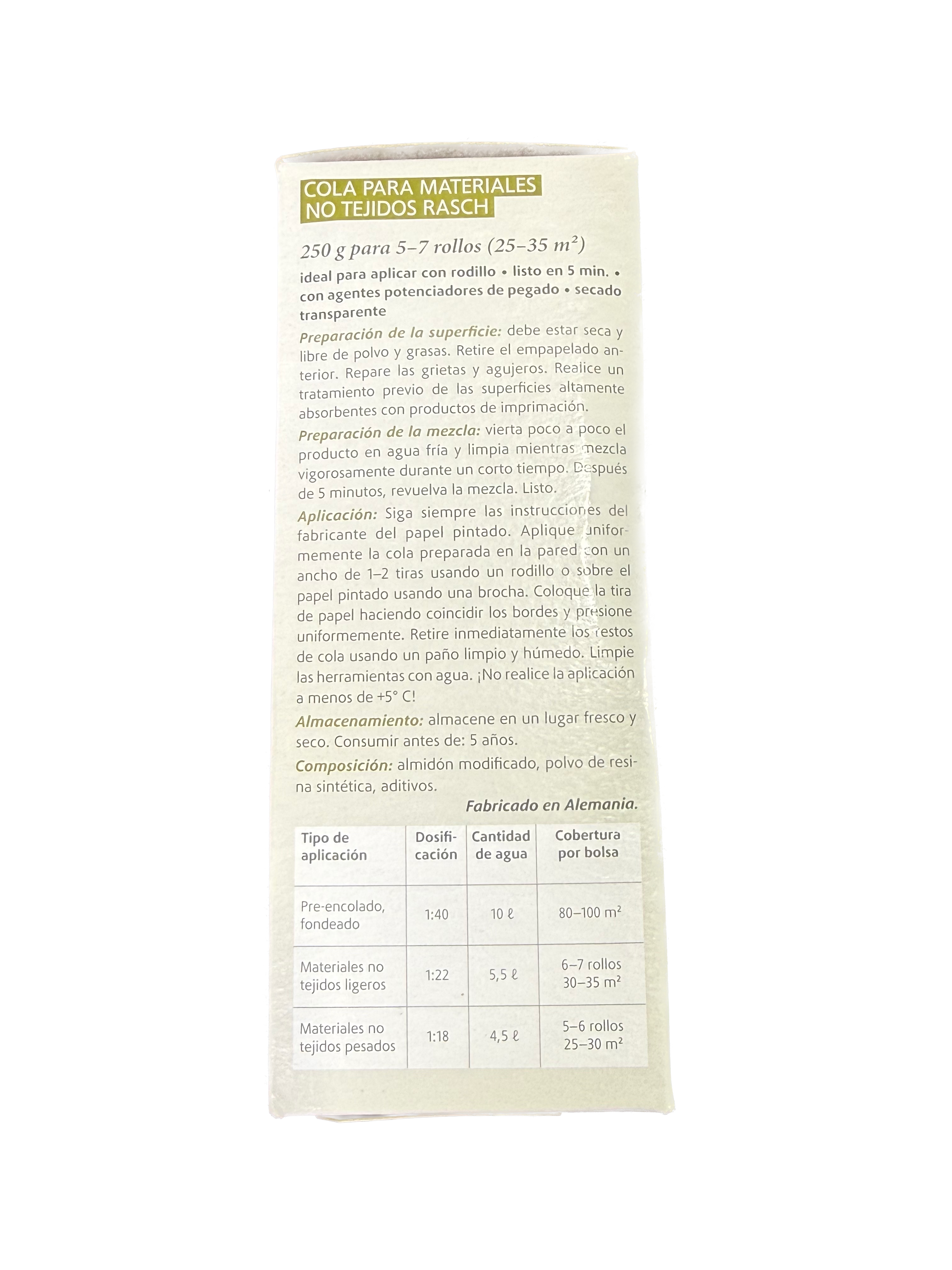 RASCH non woven packet Adhesive Glue 250g