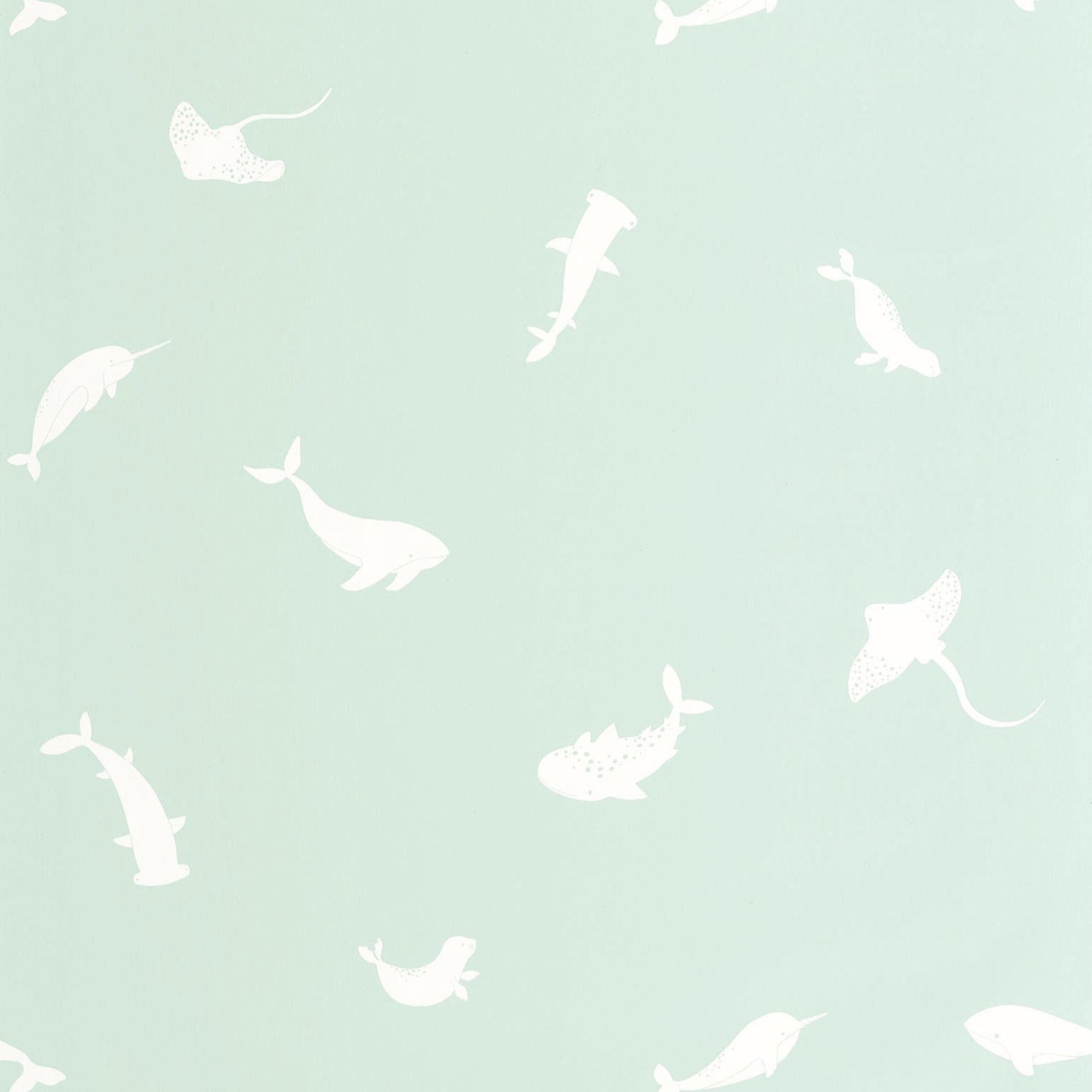 Poetic Sea Animals Wallpaper