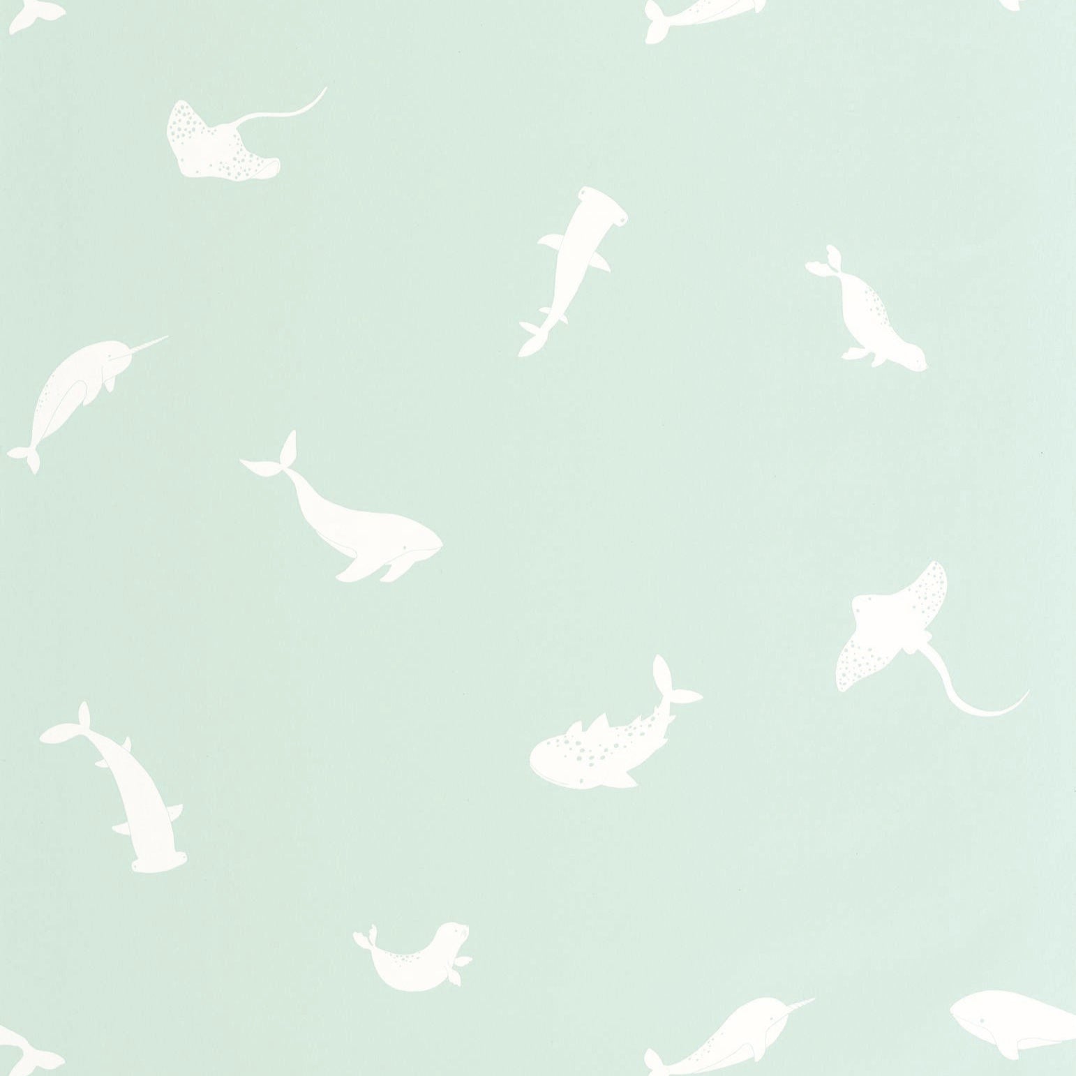 Poetic Sea Animals Wallpaper