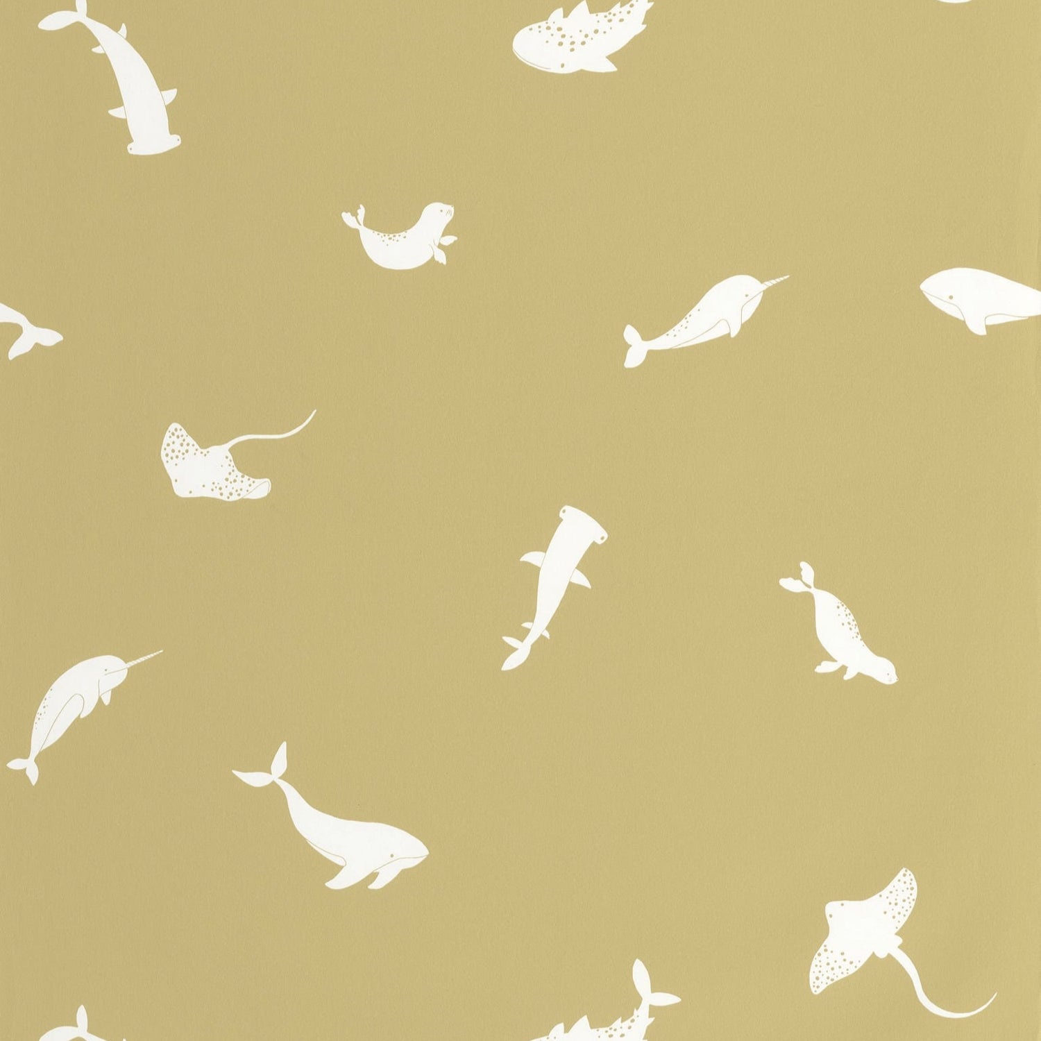 Poetic Sea Animals Wallpaper