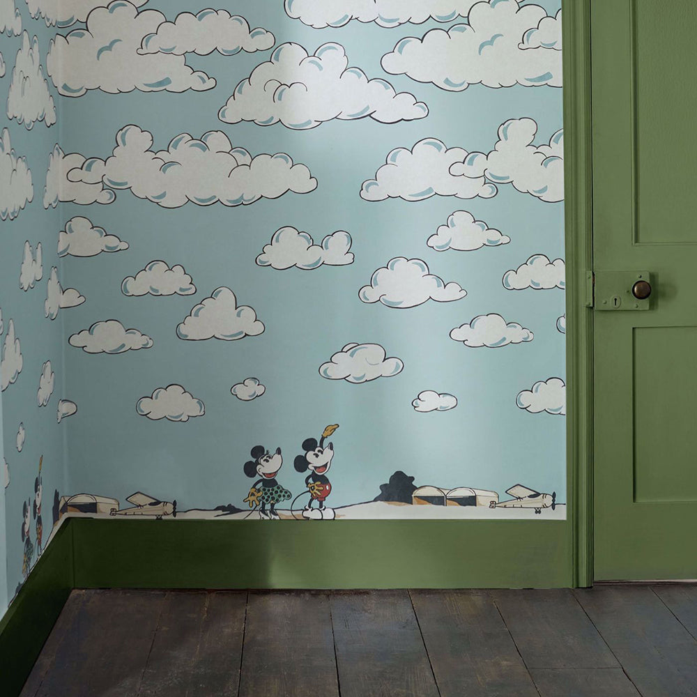 Mickey in the Clouds Mural