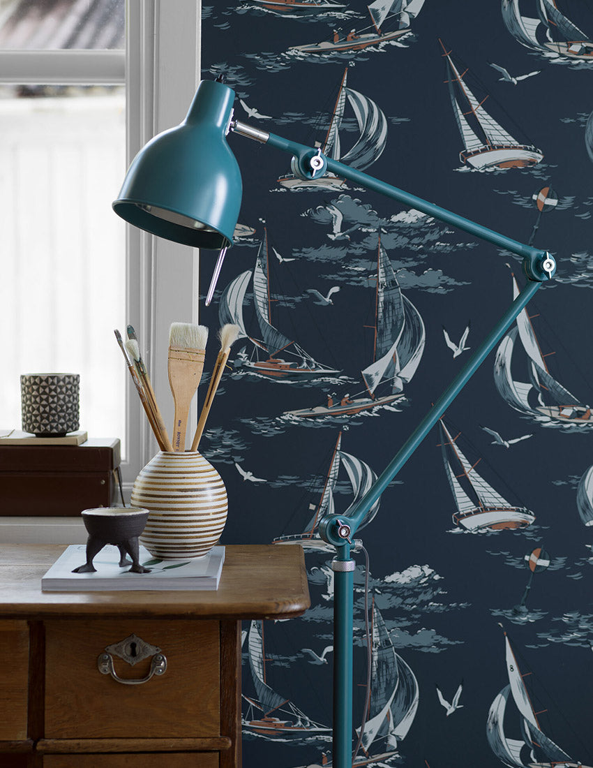 Sailboats Nautical Wallpaper