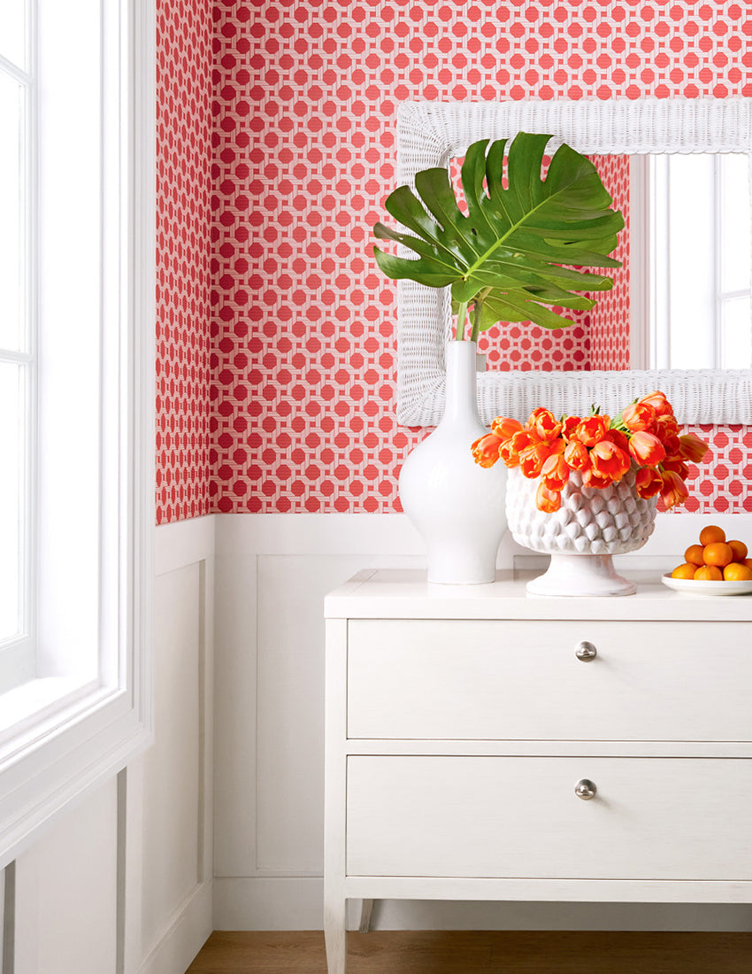 Charter Geometric - Palm Grove - Wallpaper