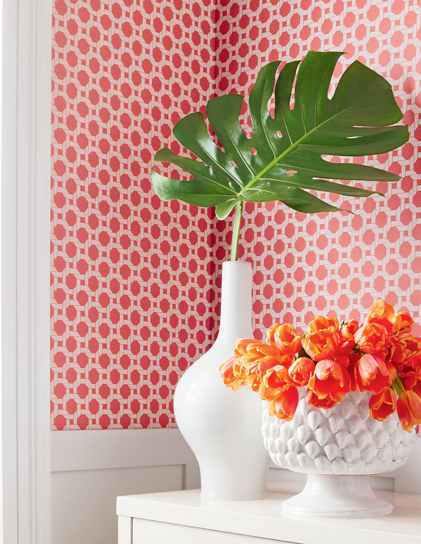 Charter Geometric - Palm Grove - Wallpaper