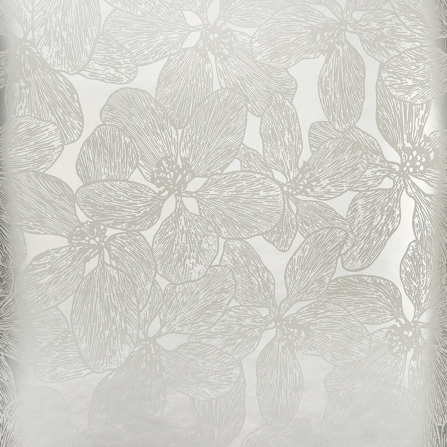 Island Orchid Floral Wallpaper
