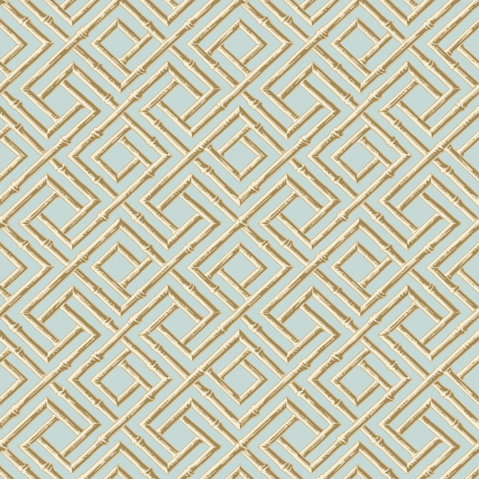 French Lattice Wallpaper