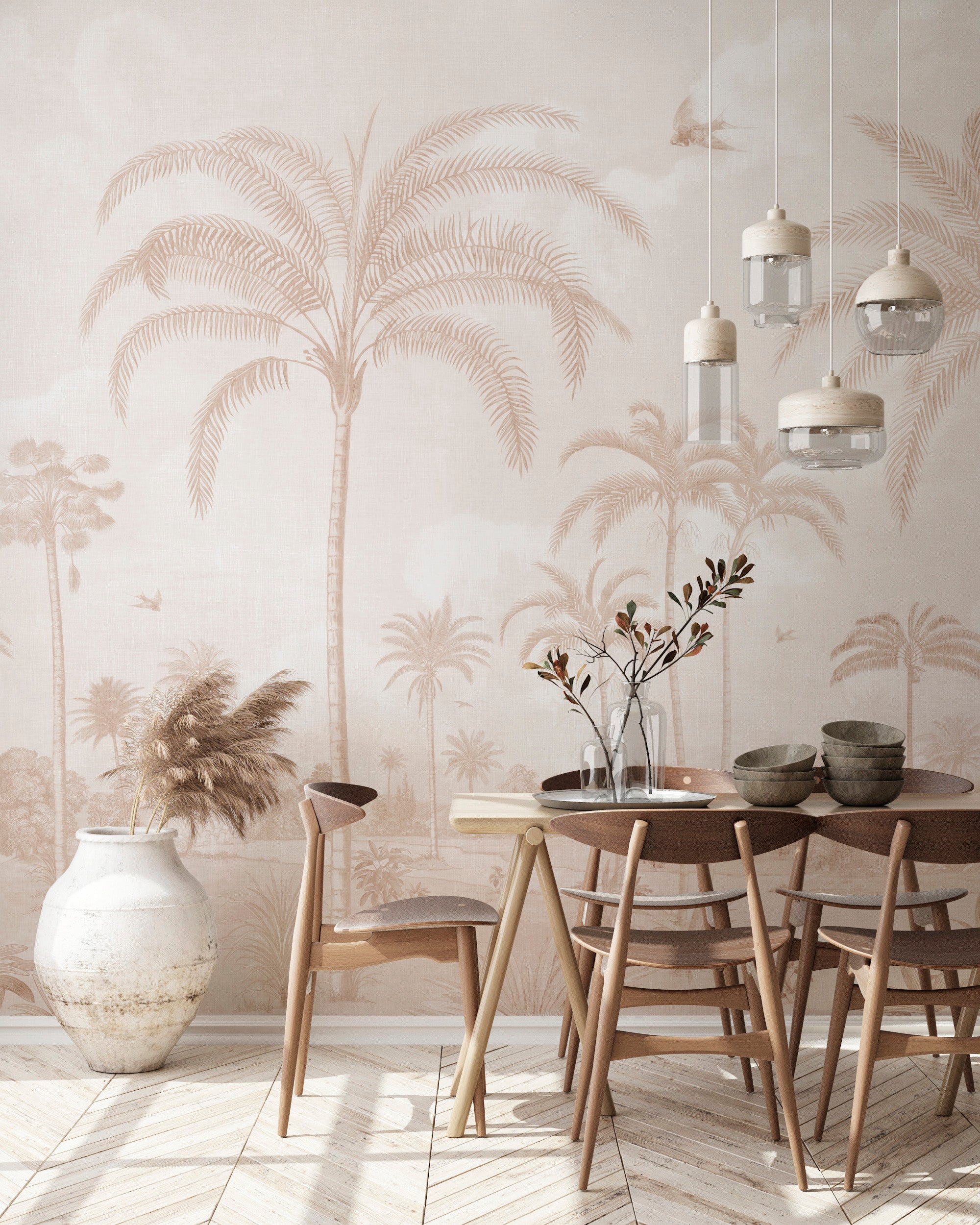 Vintage Jungle Mural