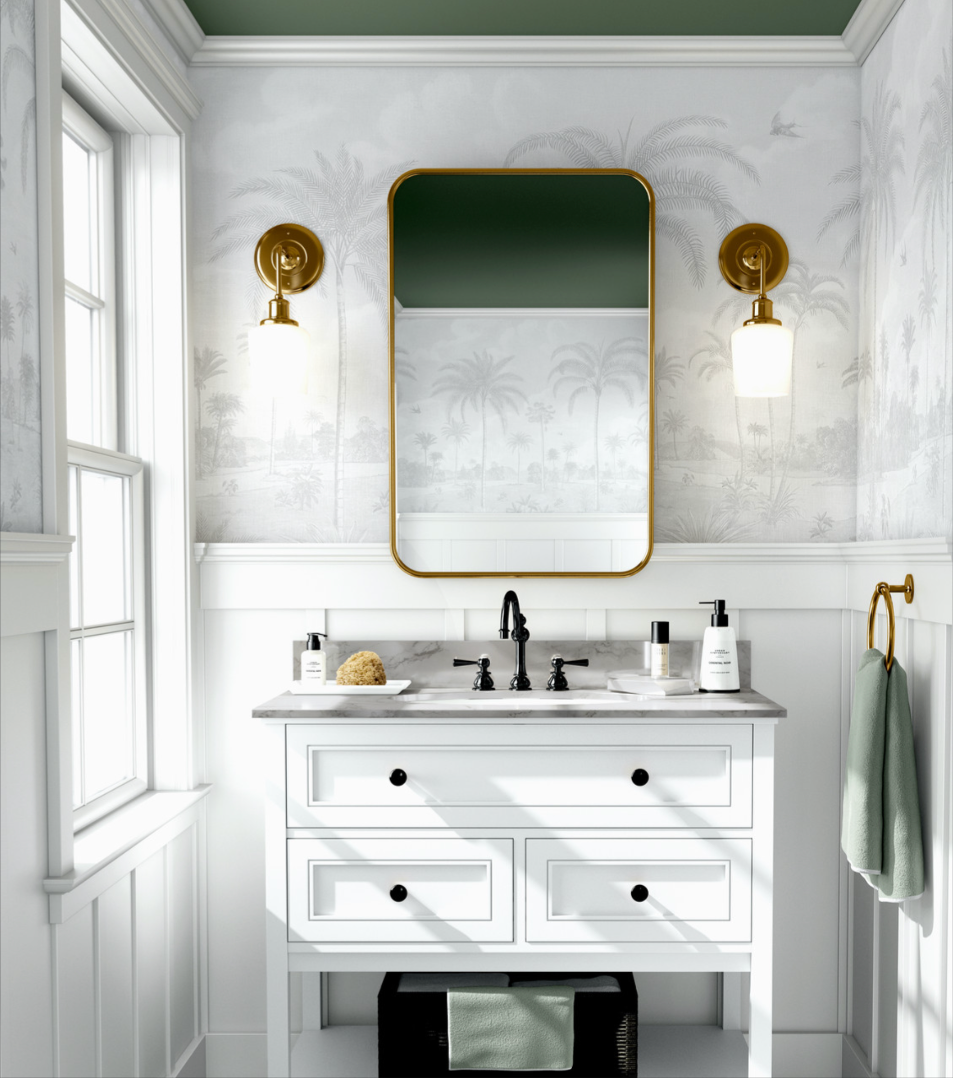 Vintage Jungle Mural