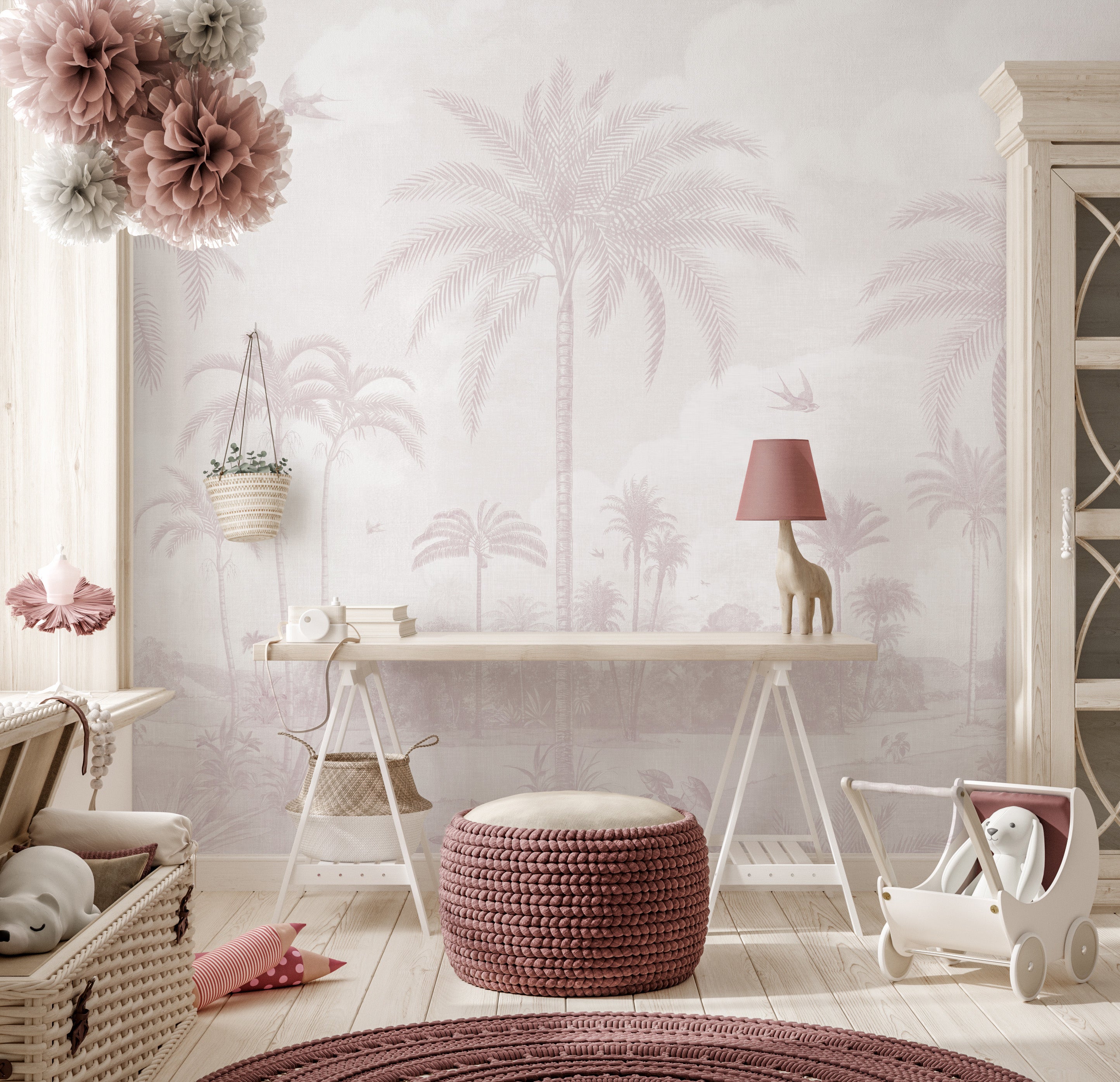 Vintage Jungle Mural