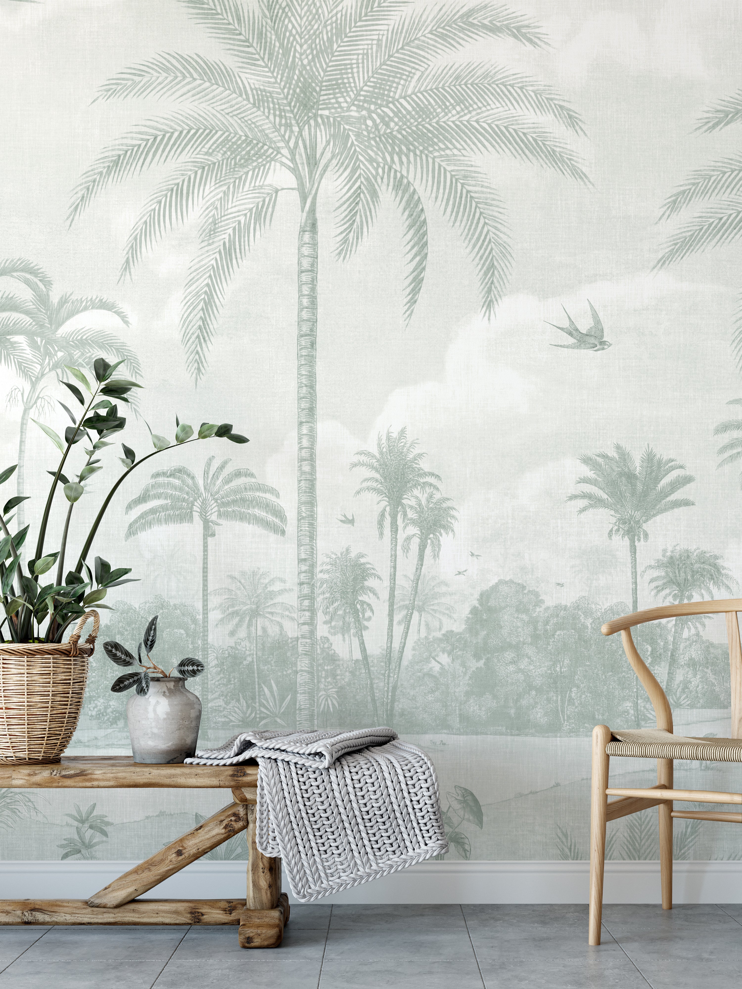 Vintage Jungle Mural