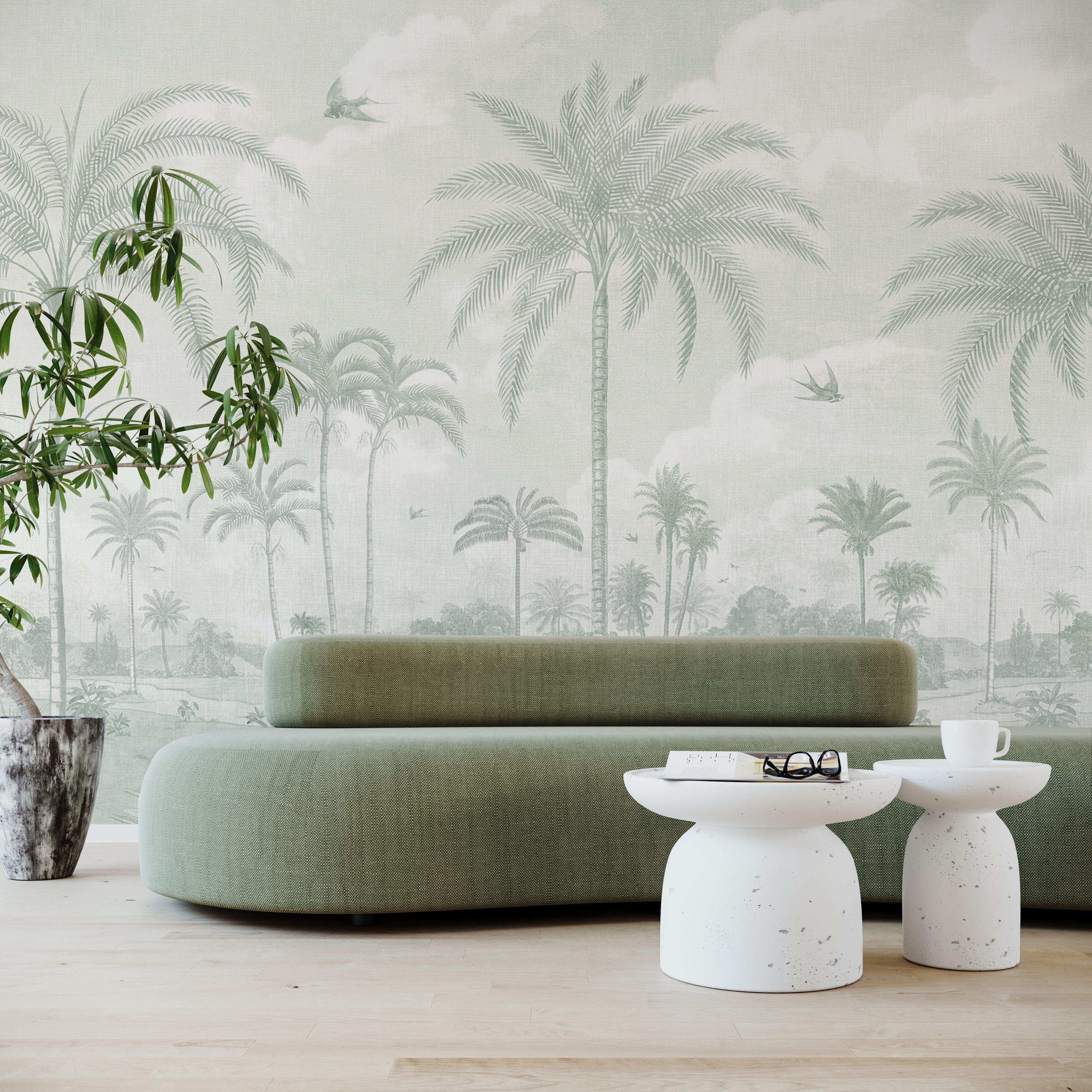 Vintage Jungle Mural