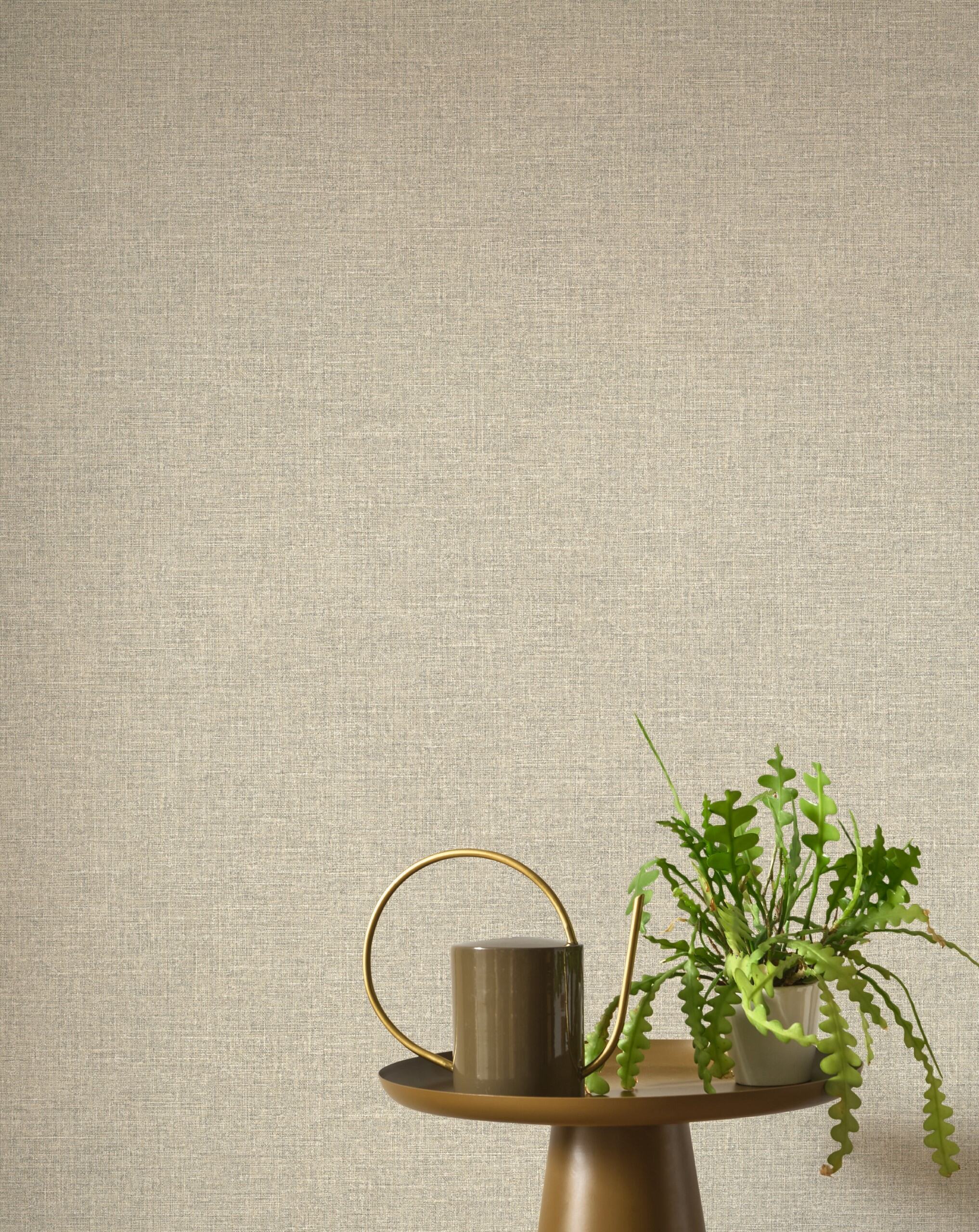 Flax Linen Wallpaper