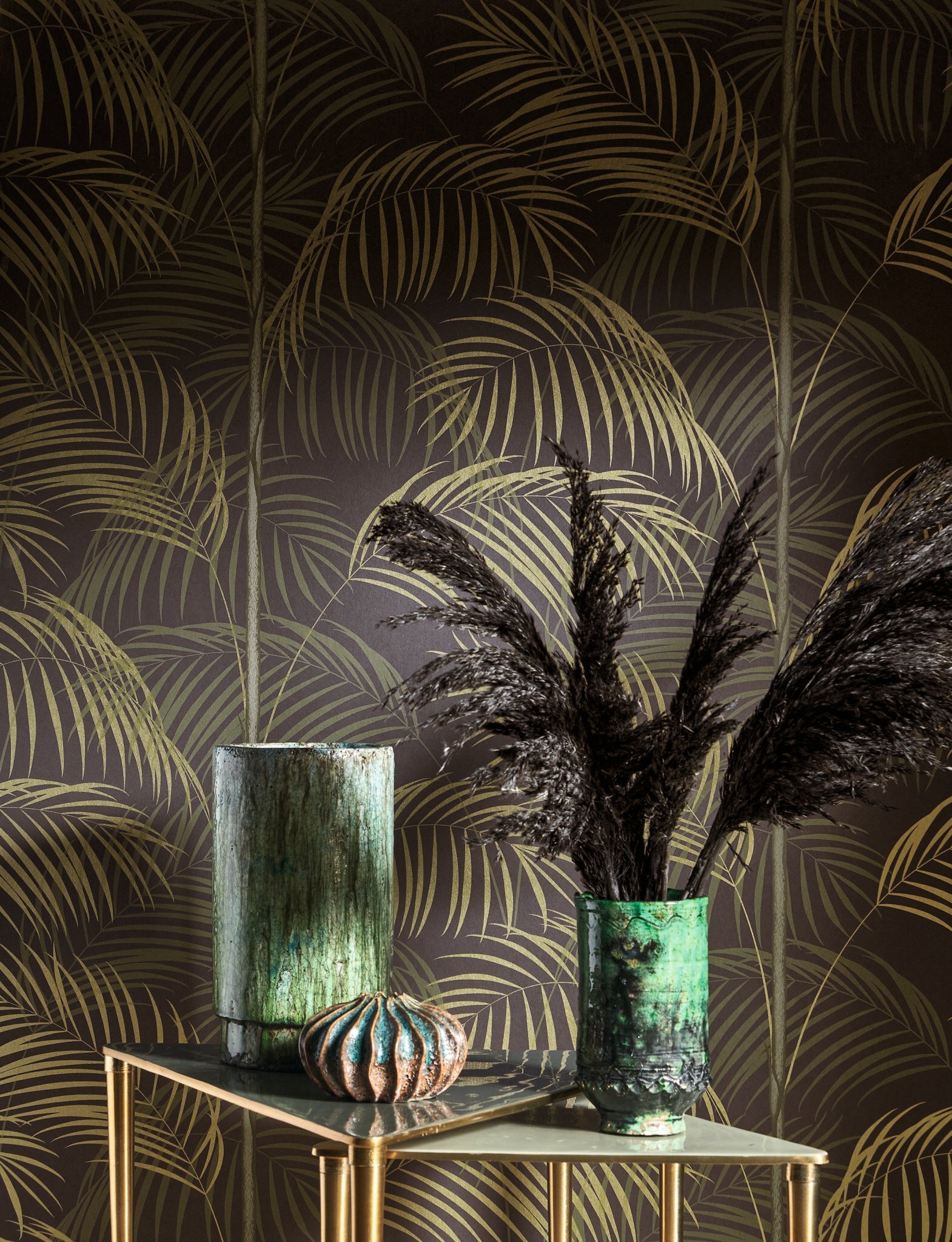 All of Paris Palm Wallpaper