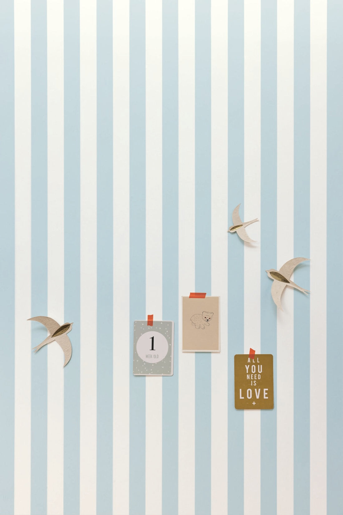 Little Lines Stripe Wallpaper