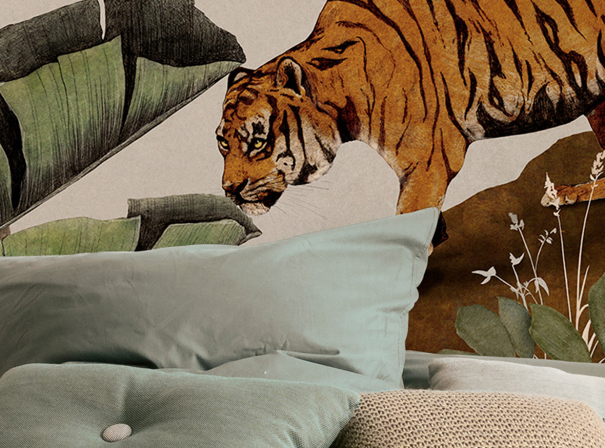 Tiger Jungle Mural